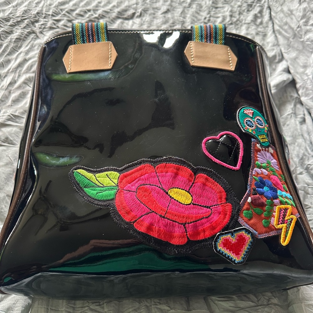 Consuela tote bag and wristlet wallet